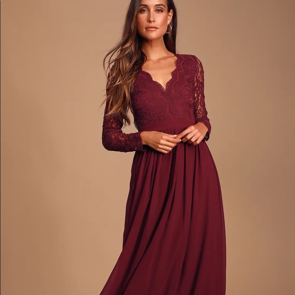 Red formal dress 👗